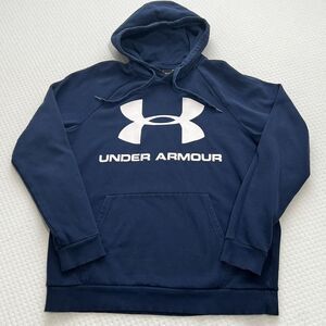 Under Armour Hoodie Rival Fleece Logo Academy Blue (408) Men's Size L
